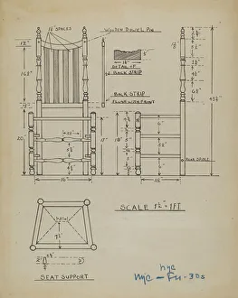 Seat, c. 1936. Creator: Margaret Knapp