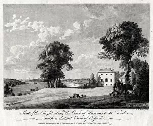 Rooker Gallery: Seat of the Right Honourable the Earl of Harcourt at Nuneham, with a distant view of Oxford