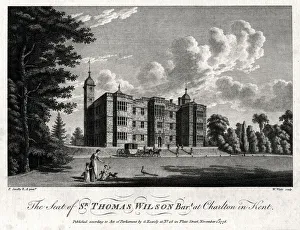 The Seat of Sir Thomas Wilson Bart at Charlton in Kent, 1776. Artist: William Watts