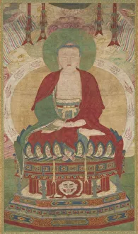 Seated Amitabha, late 1500s-early 1600s. Creator: Unknown