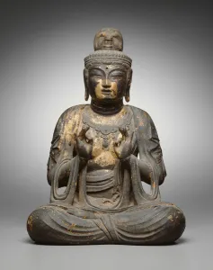 8th Century Collection: Seated Bodhisattva, 8th century. Creator: Unknown