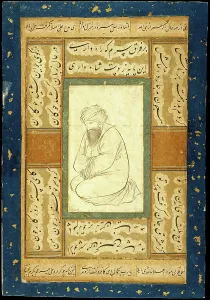 Script Prints: Seated Dervish, c1650. Creator: Unknown
