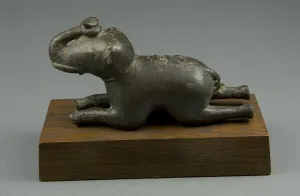 Reclining Collection: Seated Elephant, Sukhothai period, late 14th century. Creator: Unknown
