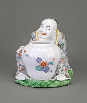 Faience Prints: Seated Figure and Potpourri Vase, Chantilly, c. 1740. Creator