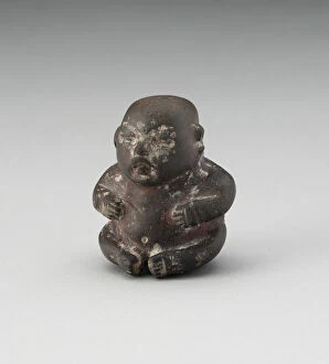 Human Collection: Seated Figurine, 900 / 500 B.C. Creator: Unknown