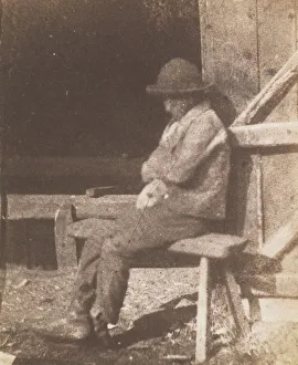 Calvert Gallery: Seated Lad, 1845-50. Creator: Calvert Jones