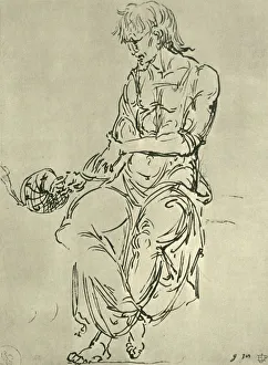 Bellini Prints: Seated man with astronomical instrument?