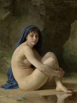 Seated Nude, 1884. Creator: William-Adolphe Bouguereau