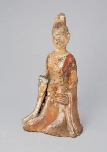 Seated Official, Northern Wei dynasty (386-535), c. 5th century with later restoration Seated Official, Northern Wei dynasty (386-535), c. 5th century with later restoration