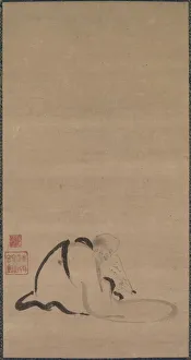 1573 1615 Prints: Seated Priest, late 16th-first half of 17th century. Creator: Unknown