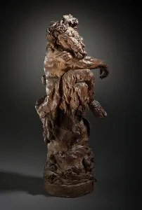Seated Satyr, c.1865. Creator: Jean Baptiste Clésinger