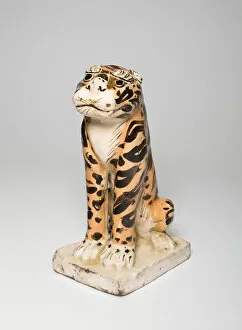 Tiger Collection: Seated Tiger, Liao dynasty (907-1125). Creator: Unknown