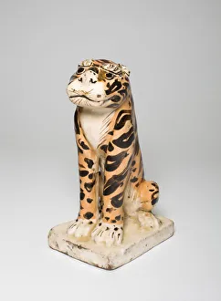 Tiger Collection: Seated Tiger, Liao dynasty (907-1125). Creator: Unknown