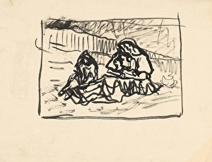 Seated Women, 1940-1944. Creator: Arnold Peter Weisz-Kubincan