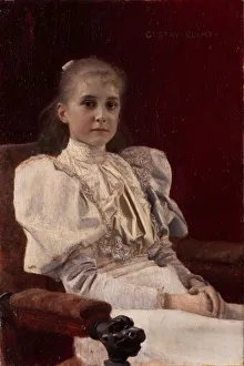 Seated Young Girl, 1894. Artist: Klimt, Gustav (1862-1918)