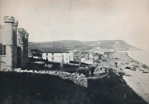 Seaton Prints: Seaton - Looking Towards White Cliff, 1895