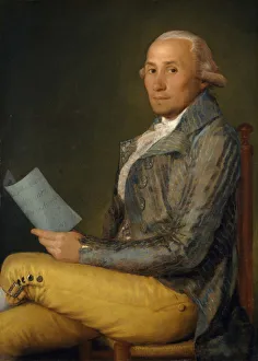 Treasurer Prints: Sebastian Martinez y Perez (1747-1800), 1792. Creator: Francisco Goya