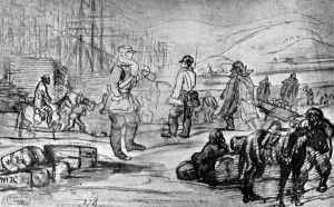 Paul George Prints: At Sebastopol, 19th century, (1930). Artist: Constantin Guys