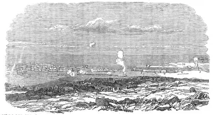 Bombarding Prints: Sebastopol during the Siege - general view, 1854. Creator: Unknown