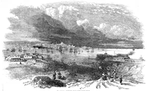 Forts Prints: Sebastopol, sketched from Fort Constantine, 1854. Creator: Unknown