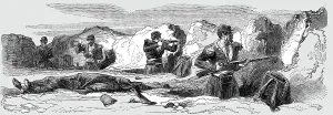 Sebastopol; Tirailleurs, or Sharpshooters, in the Trenches, 1854. Creator: Unknown
