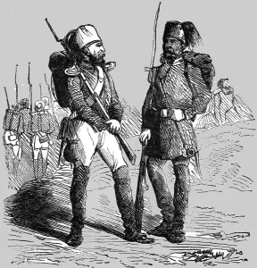 Sevastopol Ukraine Prints: Sebastopol; Uniform of the Turkish Infantry, 1854. Creator: Unknown
