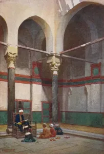 R Talbot Kelly Prints: Sebeel of the Mosque of the Sultan Kelaun