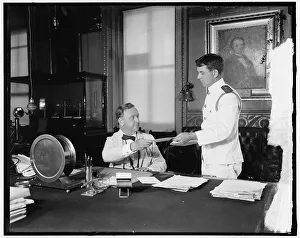 J Daniels Prints: Sec. Daniels and Aide, between 1910 and 1920