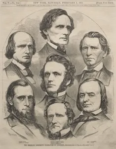 Winslow Homer American Prints: The Seceding Mississippi Delegation in Congress, 1861. Creator: Winslow Homer (American
