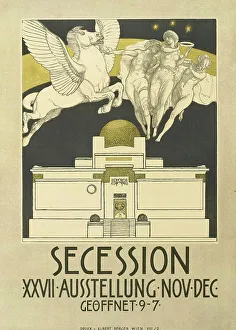 Secession Prints: Secession. XXVII Ausstellung, 1906. Creator: Jettmar, Rudolf (1869-1939)