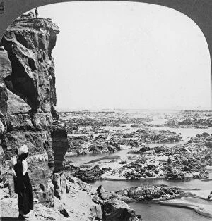 Nile Delta Gallery: The second cataract of the Nile as seen from the southwest, Egypt, 1905