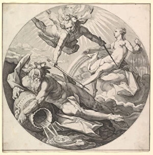 Goltzius Hendrik Gallery: The Second Day (Dies II), from the series The Creation of the World, ca. 1594