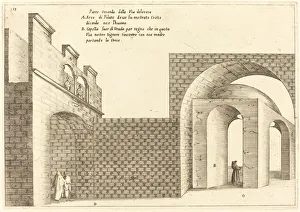 Jerusalem Israel Gallery: Second Part of the Via Dolorosa, 1619. Creator: Jacques Callot