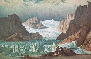 Images Dated 3rd April 2014: The second German northpolar expedition to the Arctic and Greenland in 1869. Artist: Anonymous