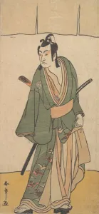 Ichikawa Monnosuke Prints: The Second Ichikawa Monnosuke in the role of Soga no Juro Sukenari