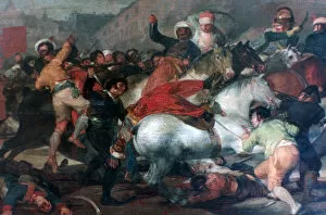 Mameluke Collection: The Second of May 1808: Charge of the Mamelukes, 1814. Artist: Francisco Goya