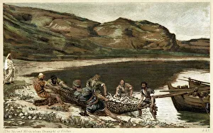 The second miraculous draught of fishes, c1890