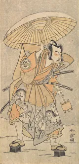The Second Nakamura Juzo as a Samurai, 1773 or 1774. Creator: Shunsho The Second Nakamura Juzo as a Samurai, 1773 or 1774. Creator: Shunsho