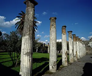 Second peristyle, House of the Faun, Pompeii, Italy, 2nd century BC, (2002). Creator: LTL