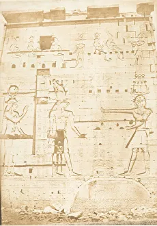 Second Pylone du Temple d Isis, a Philae, April 13, 1850. Creator: Maxime du Camp