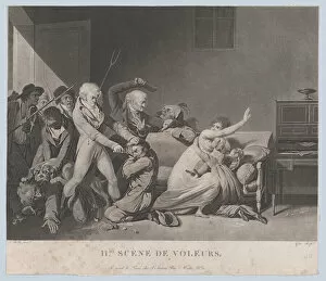 Boilly Louis Leopold Gallery: Second Scene of Thieves, ca. 1805. Creator: Gror