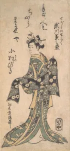 Kamejuro Prints: The Second Segawa Kikunojo in the Role of Tegoshi no Shosho, ca. 1757. ca. 1757