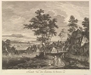 Breughel Prints: Second View of the Environs of Antwerp (Seconde Vue des Environs d Anvers)