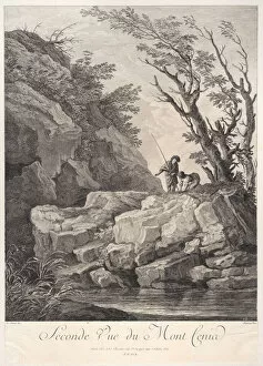 Erosion Gallery: Second View of Mount Cenia, ca. 1750-1800. Creator: Jacques II Chereau
