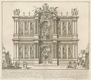 Tribute Prints: The Seconda Macchina for the Chinea of 1746: The Territories of the Kingdom of Naples
