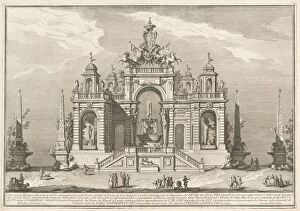 Chin And Xe8 Gallery: The Seconda Macchina for the Chinea of 1754: An Allegory of Waterworks, 1754