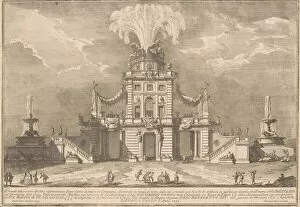 Chin And Xe8 Gallery: The Seconda Macchina for the Chinea of 1755: A Royal Hunting Lodge, 1755