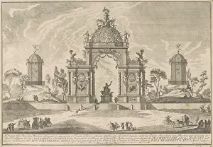 Tribute Prints: The Seconda Macchina for the Chinea of 1756: The Temple of Ceres