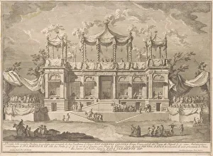 Chin And Xe8 Gallery: The Seconda Macchina for the Chinea of 1770: The Fish Market Portico, 1770