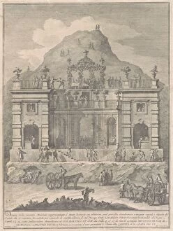 Potted Plants Gallery: The Seconda Macchina for the Chinea of 1778: A Dwelling near Monte Testaccio, 1778